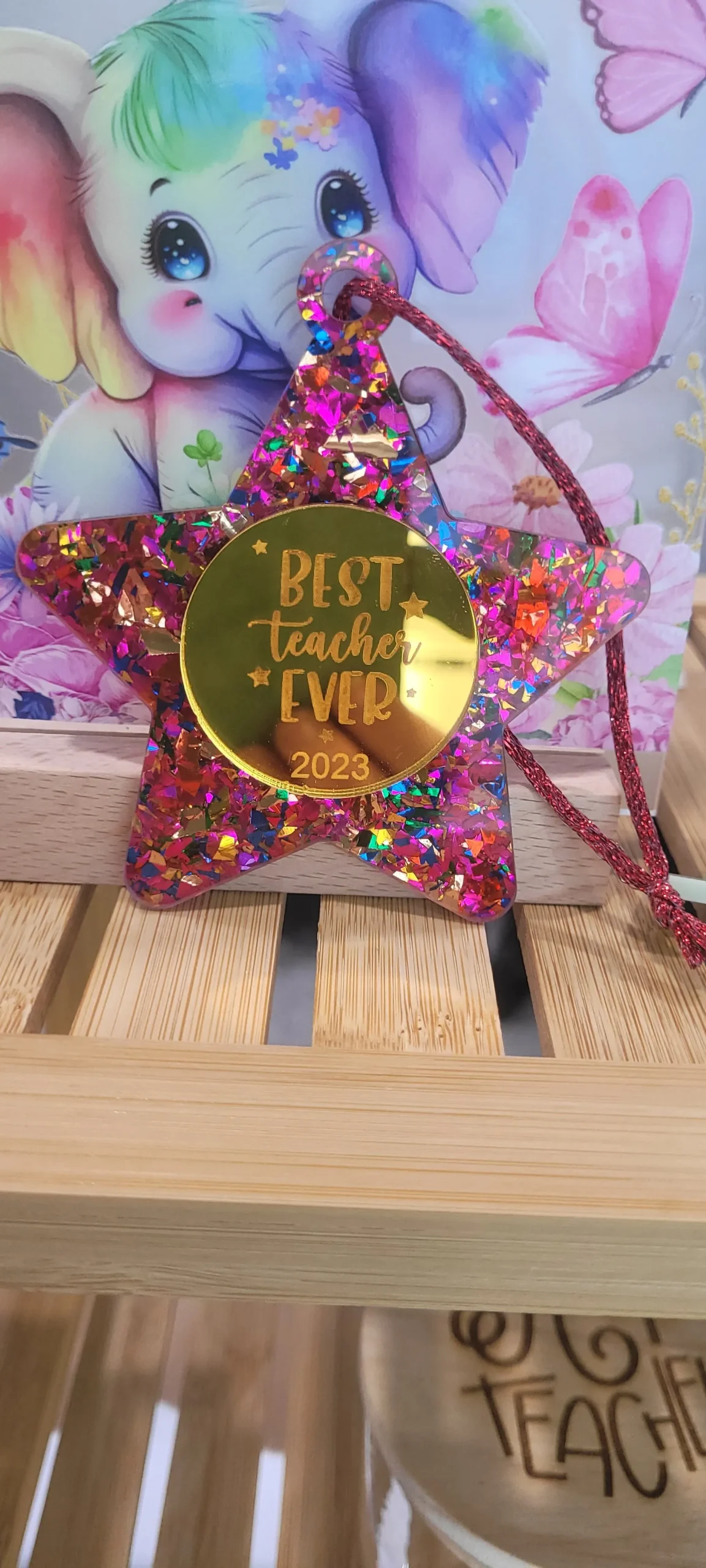 Personalised teachers ornament - Image 2