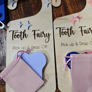 Wooden Tooth Fairy Hanger