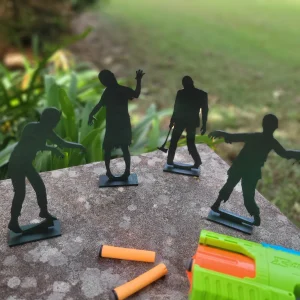 Zombie Nerf Targets