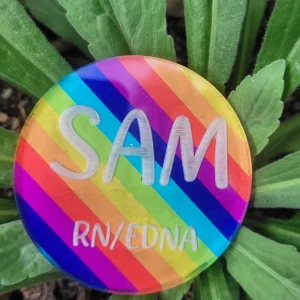Acrylic engraved name tags