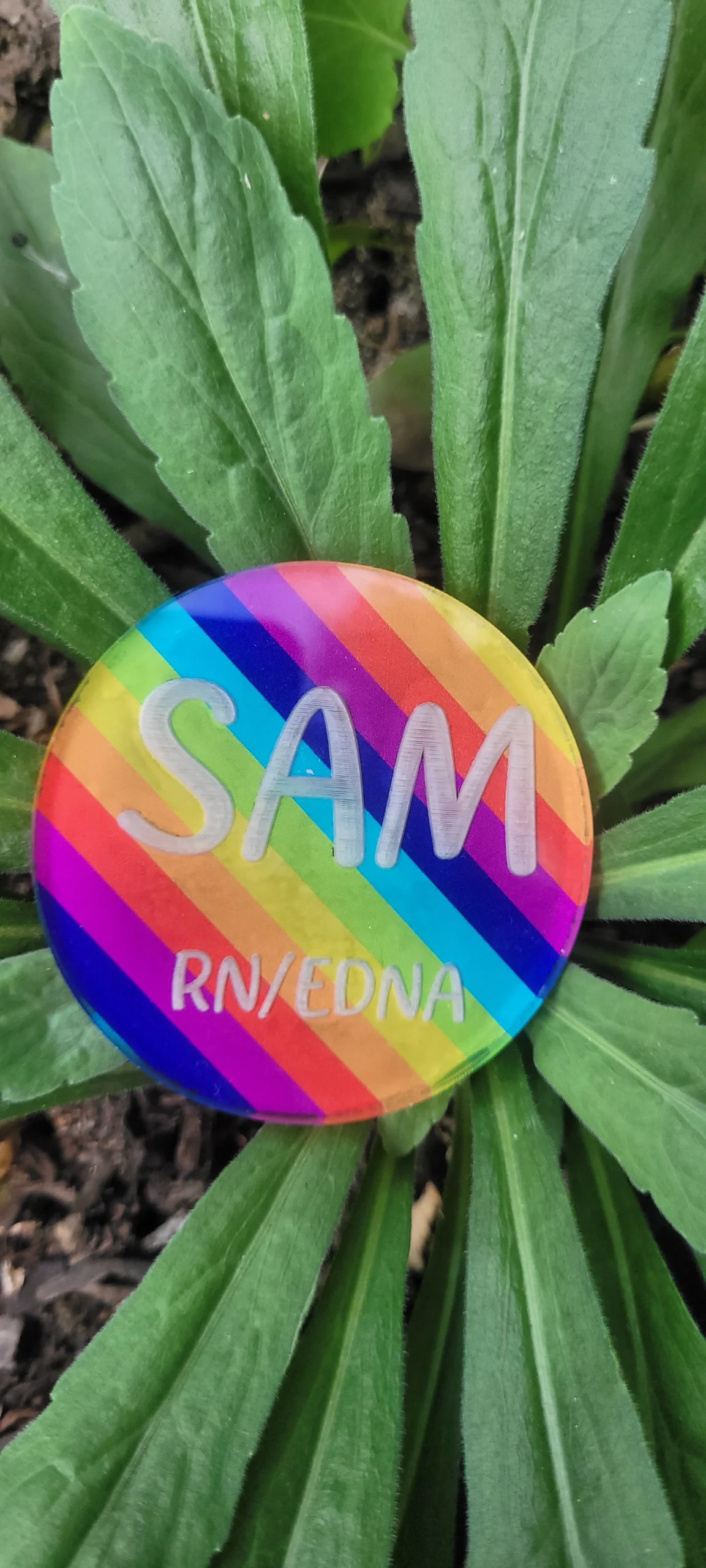Acrylic engraved name tags