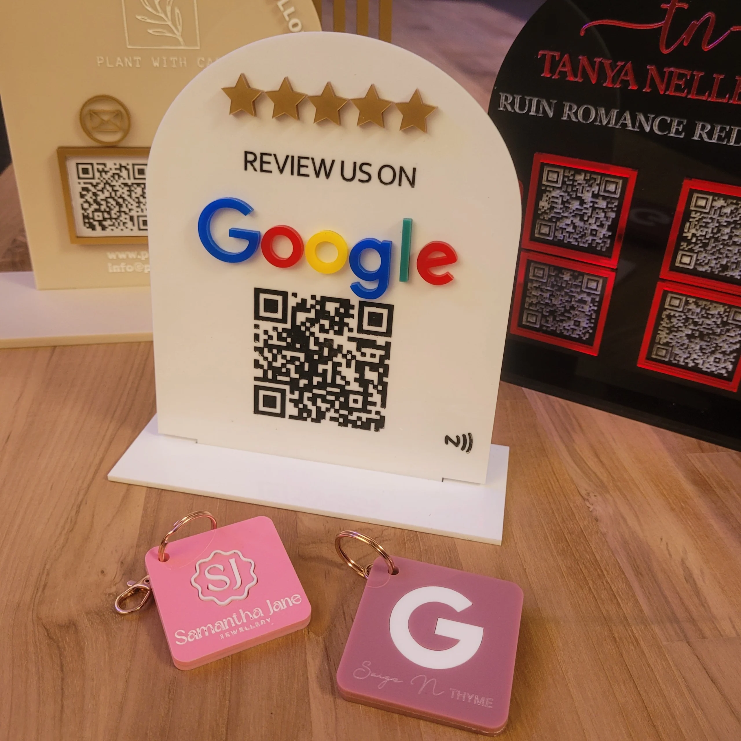 Google Review Stand