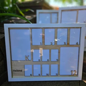Engraved School Years Frame