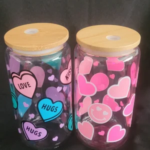 Glass Cups With Lid