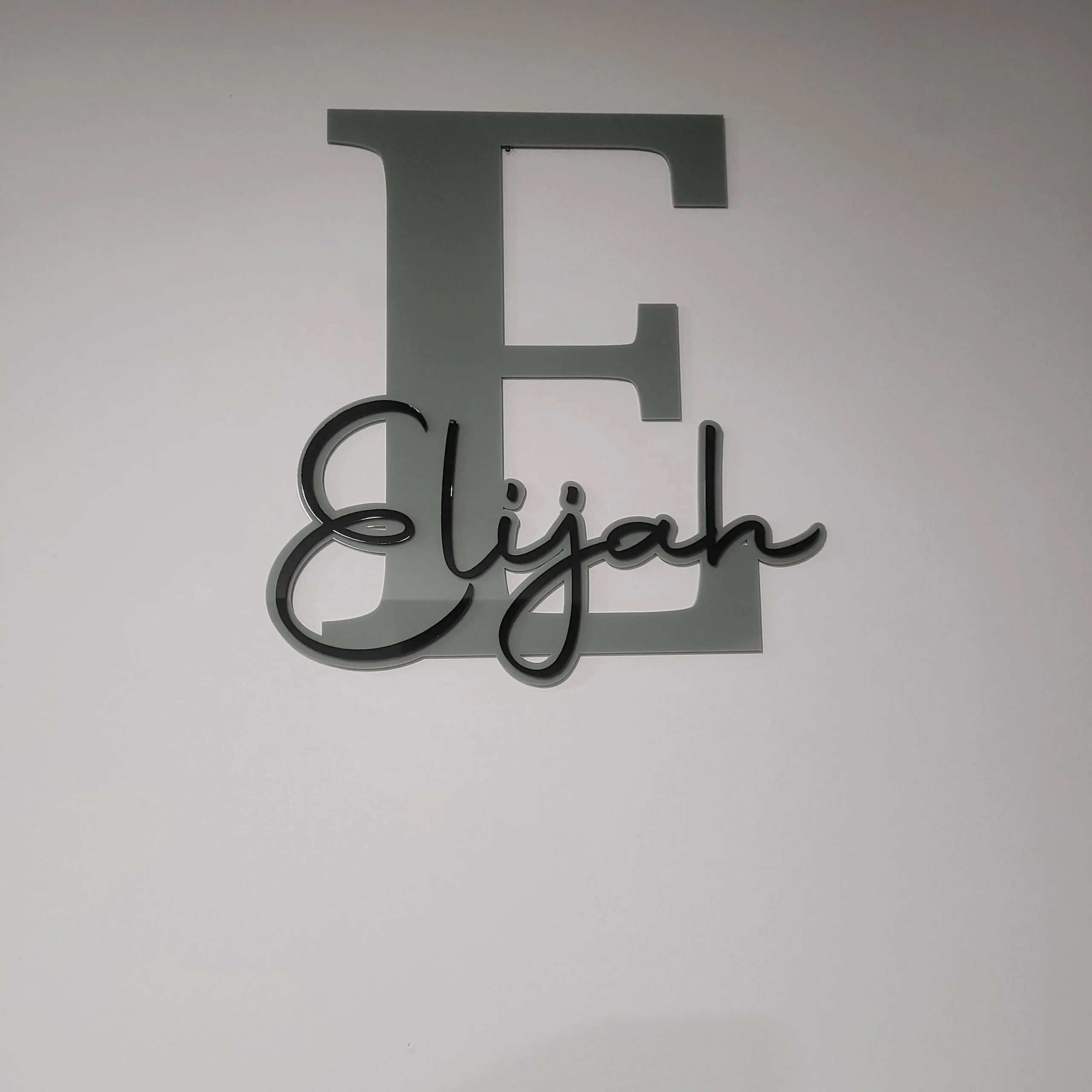 Name and Initial Wall Plaque
