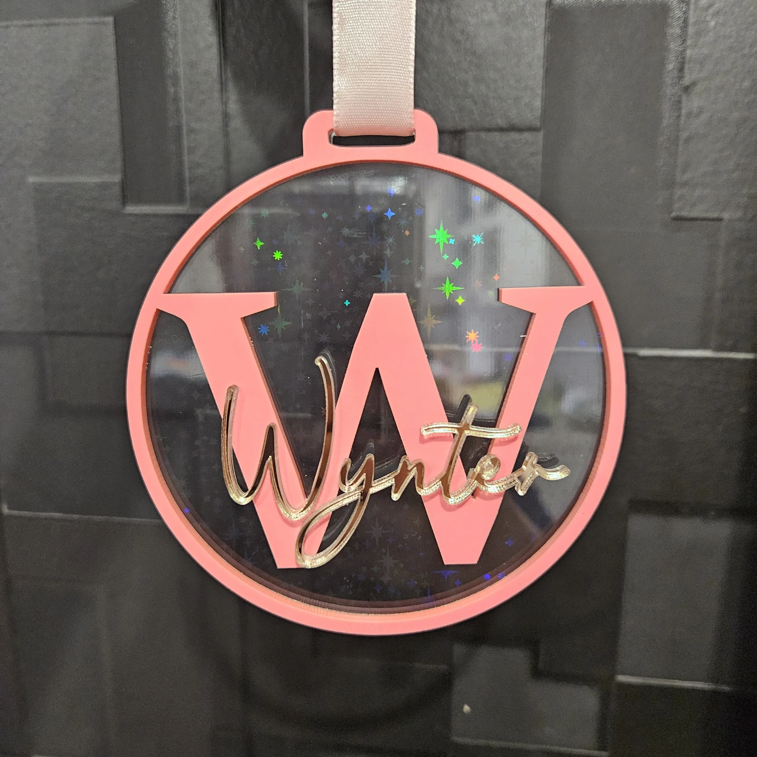 Acrylic Shimmer Bauble